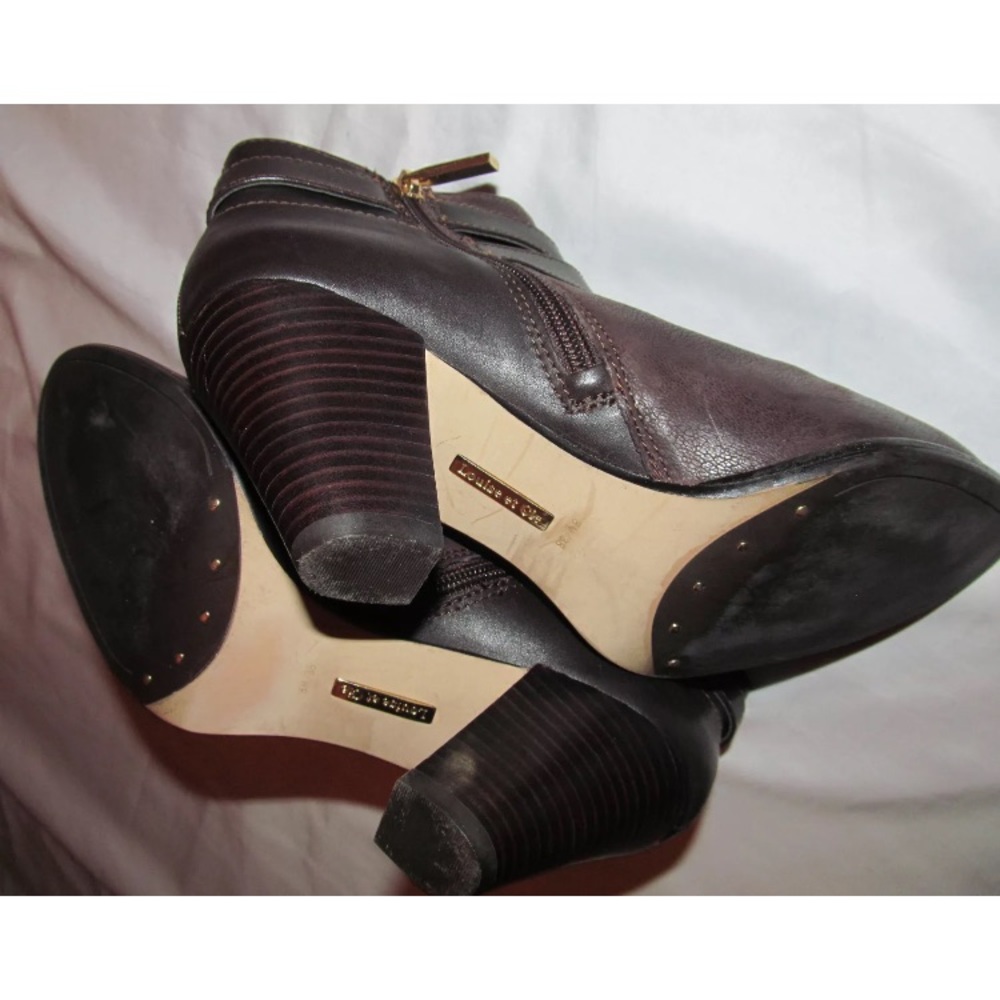 LOUISE ET CIE RANIER brown ankle straps boots 8 - Picture 6 of 6